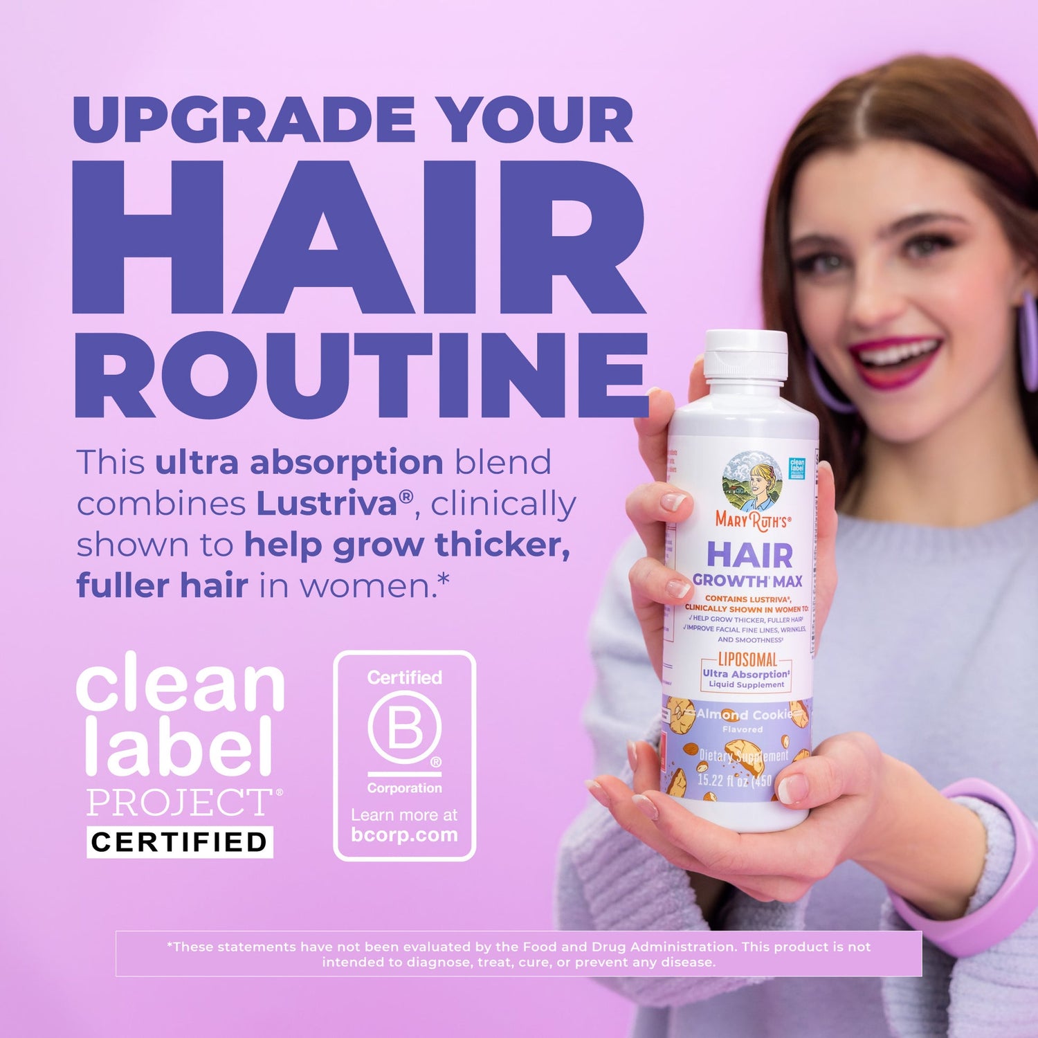 MaryRuth's Hair Growth Max Liposomal 15 oz